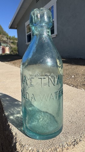 Aetna soda water aqua applied - aetna,